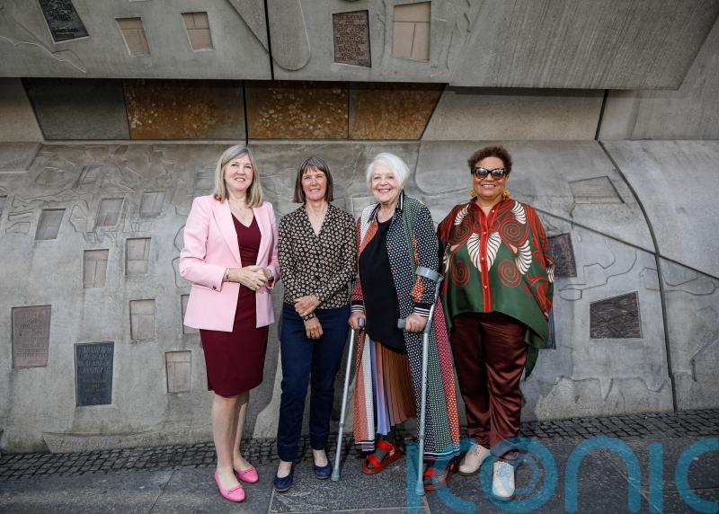 Quotes from three poets carved on to wall at Holyrood