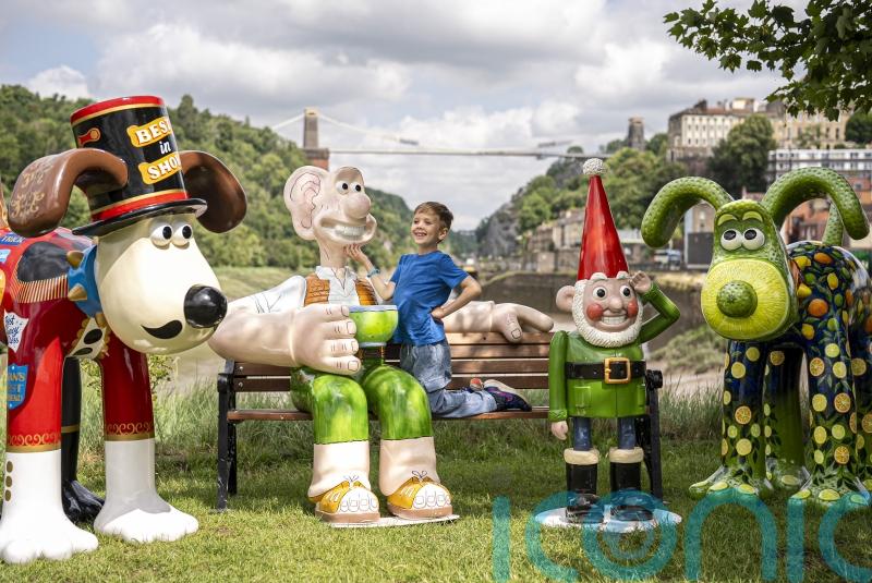 Roald Dahl-inspired Wallace and Gromit sculpture part of charity trail