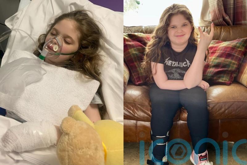 Disabled girl who suffered near-fatal stroke moments after birth thanks Metallica for ‘saving her’