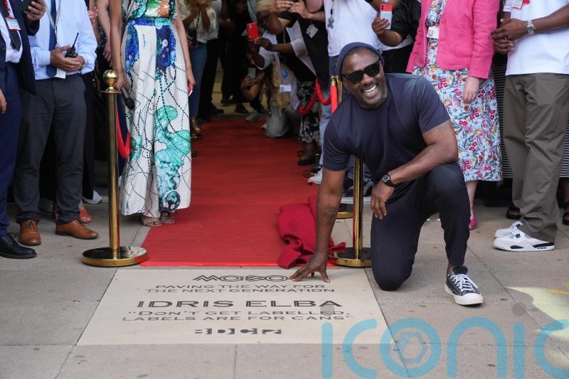 Idris Elba unveils Mobo paving stone at college where he &lsquo;got to dream bigger&rsquo;