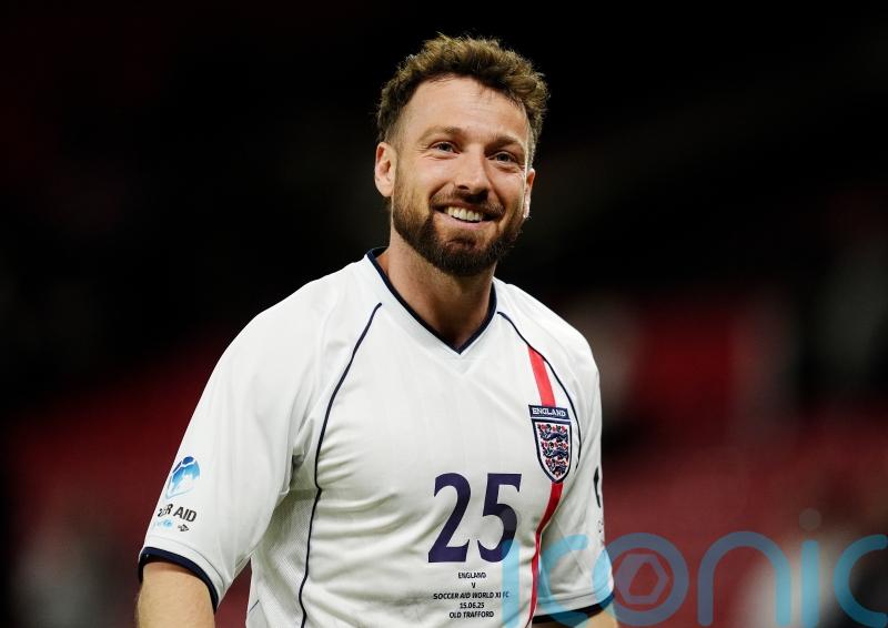 Sam Thompson joins final minutes of Soccer Aid charity match as England player
