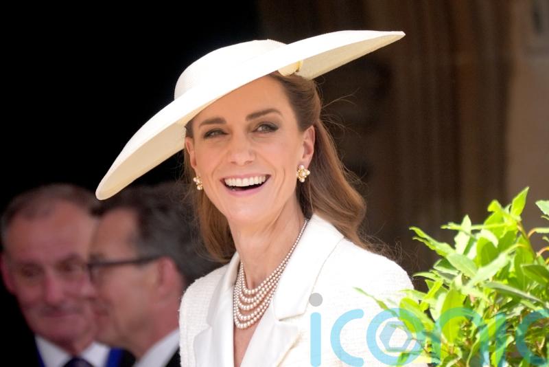 Kate shares a laugh with Sophie during Order of the Garter celebration