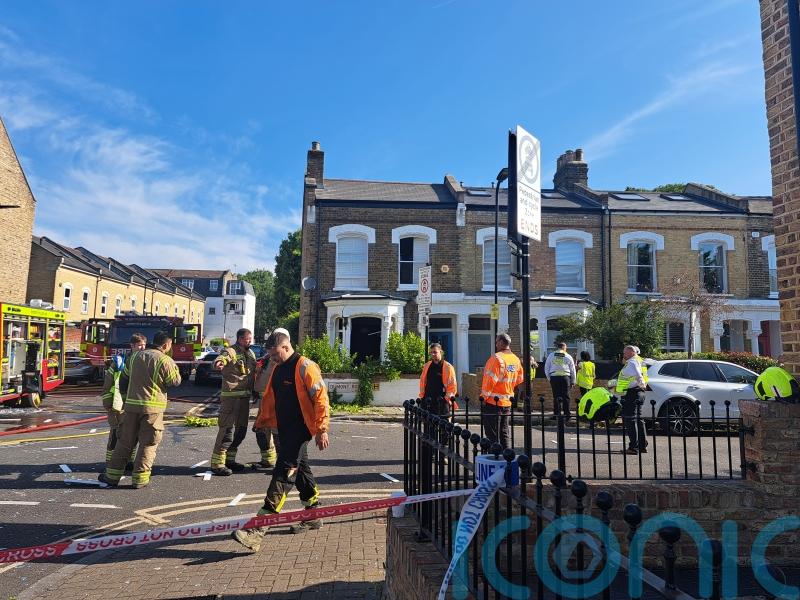 Woman found fatally stabbed in house after gas explosion