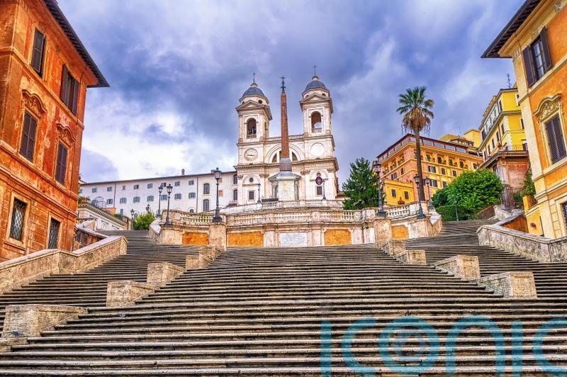 Man, 80, gets stuck while driving luxury Mercedes car down Rome’s Spanish Steps
