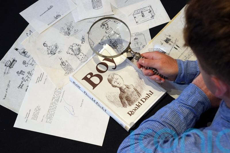 Roald Dahl sketches sell for almost £24,000 at auction