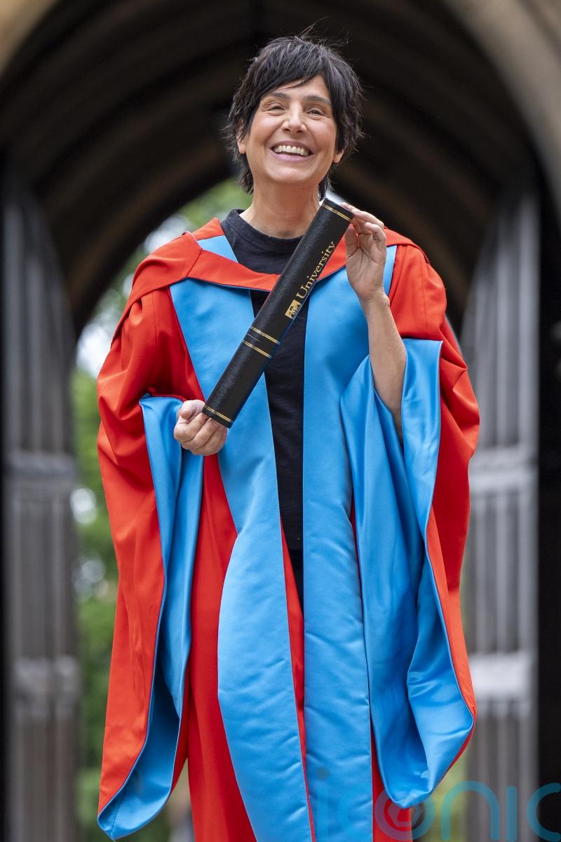 Texas star Spiteri recalls early days in music as she collects honorary degree