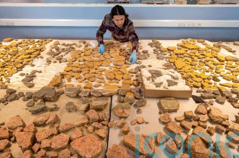 Archaeological ‘jigsaw’ reveals 2,000-year-old Roman wall paintings