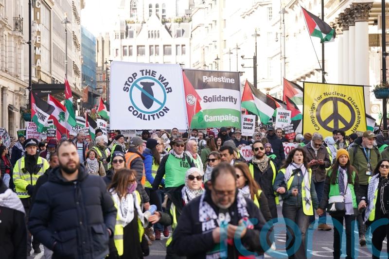 Two Middle East-related protests to be held in central London on Saturday