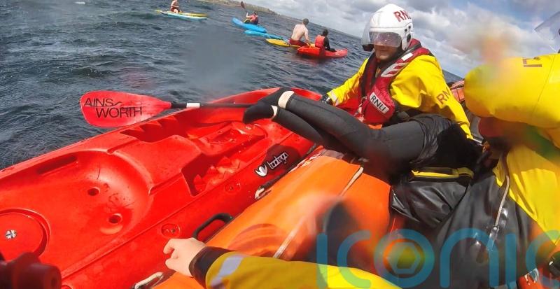 RNLI crews and lifeguards rescue 18 kayaking and paddleboarding in strong winds
