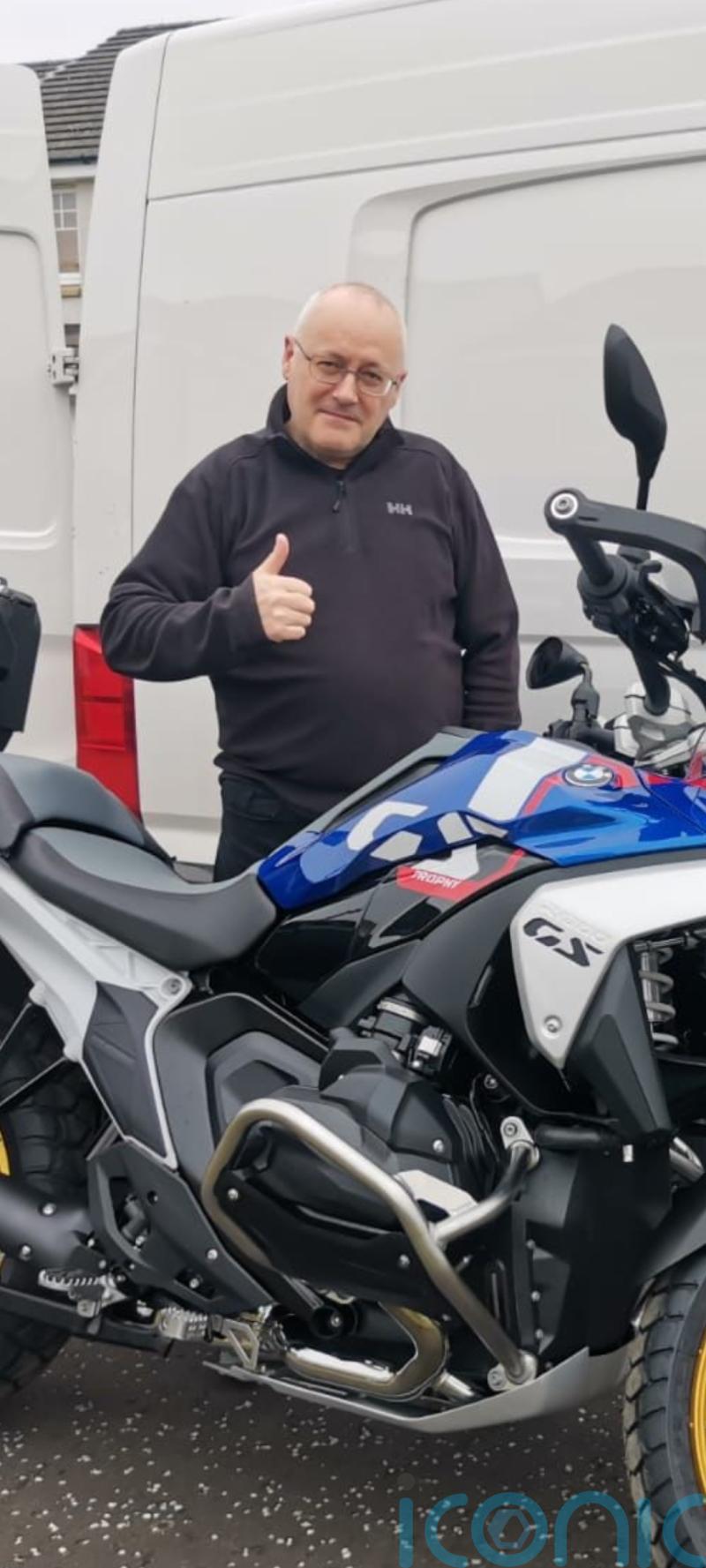 Man dies following crash involving motorbike and campervan