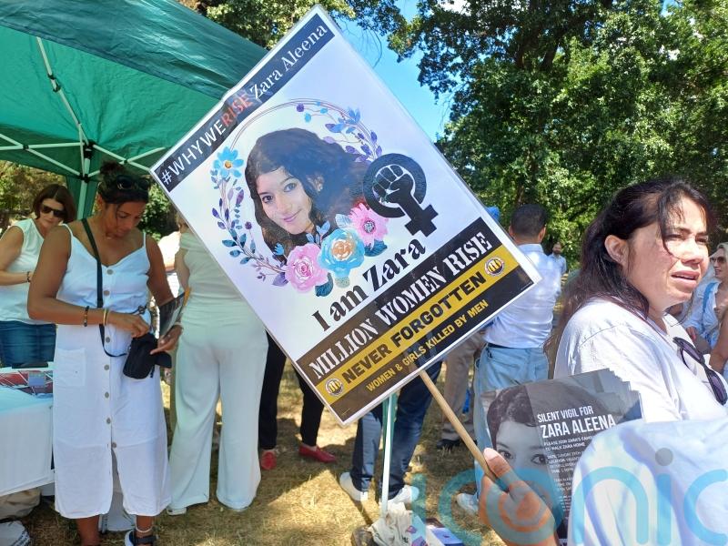 Women in UK ‘still not safe’ as mourners gather to remember murdered Zara Aleena
