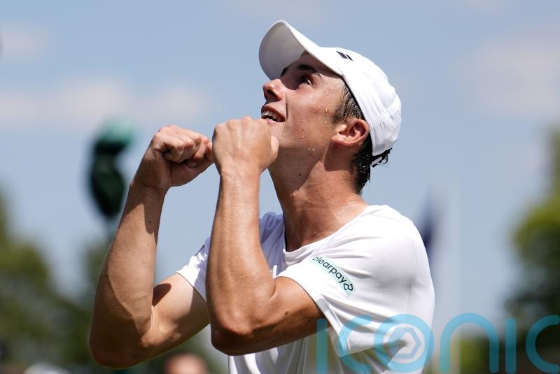 British qualifier Oliver Tarvet races to victory on Wimbledon debut