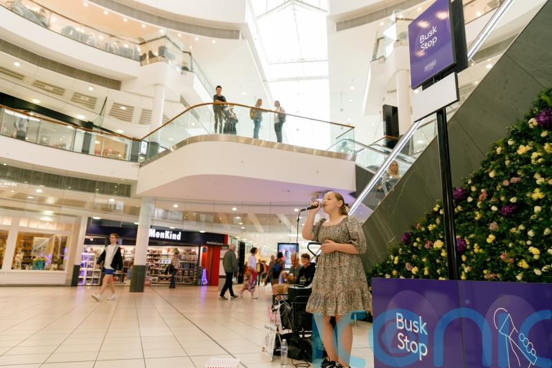 Singer, 11, launches Busk Stop for musicians to perform in shopping centre