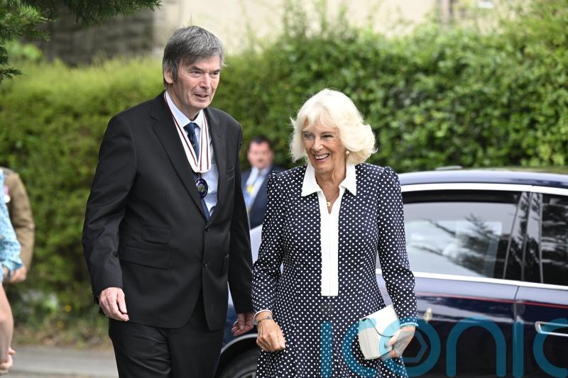 Camilla laments library closures in visit to Edinburgh community hub