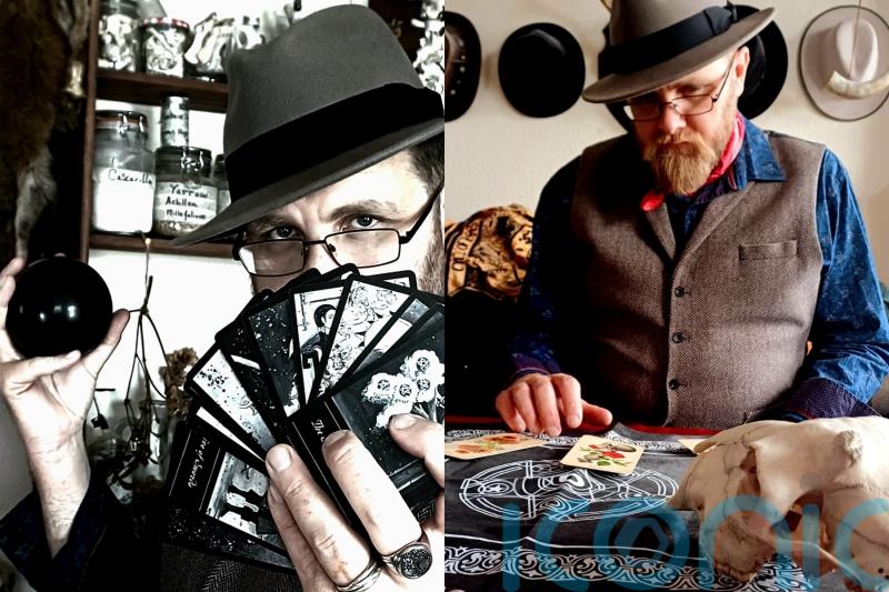 Male witch turns animal bones into wands and voodoo dolls to honour cycle of life but admits work needs ‘strong stomach’