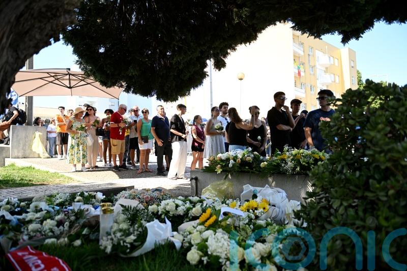 Family and friends gather at Diogo Jota’s wake as queue forms outside chapel