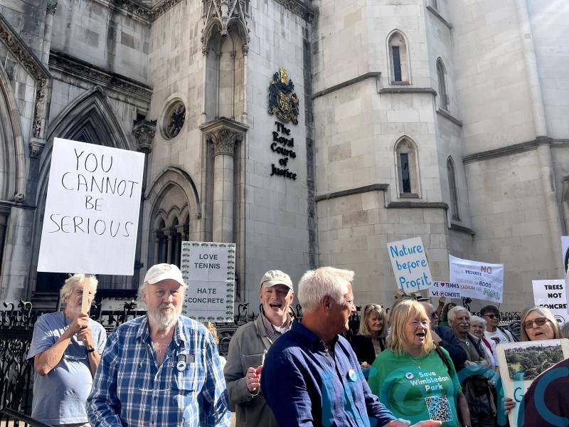 Comedian Andy Hamilton says he is ‘vehemently opposed’ to Wimbledon expansion
