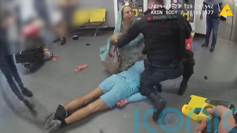 Police officer denies he ‘lost control’ in aftermath of alleged airport assault