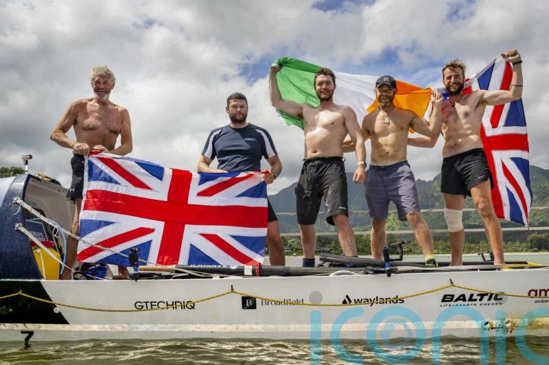 British rowers smash Pacific record to raise &pound;50,000 for brain tumour foundation