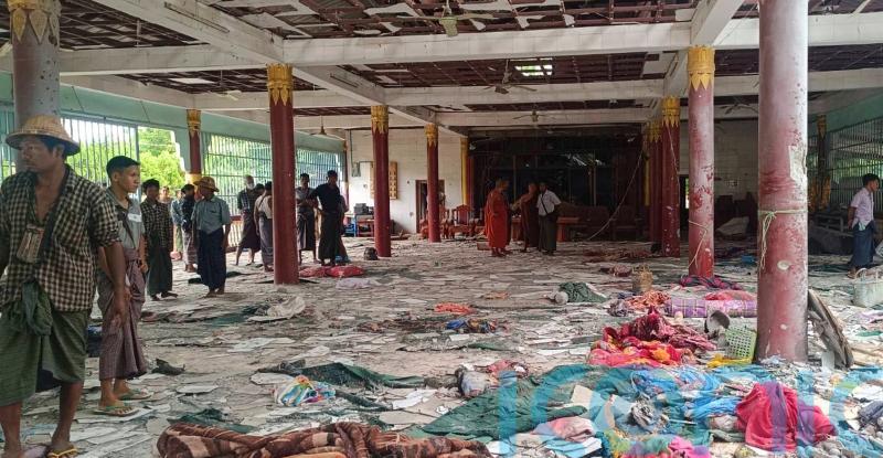 Air strike on Buddhist monastery in Myanmar kills 23 people