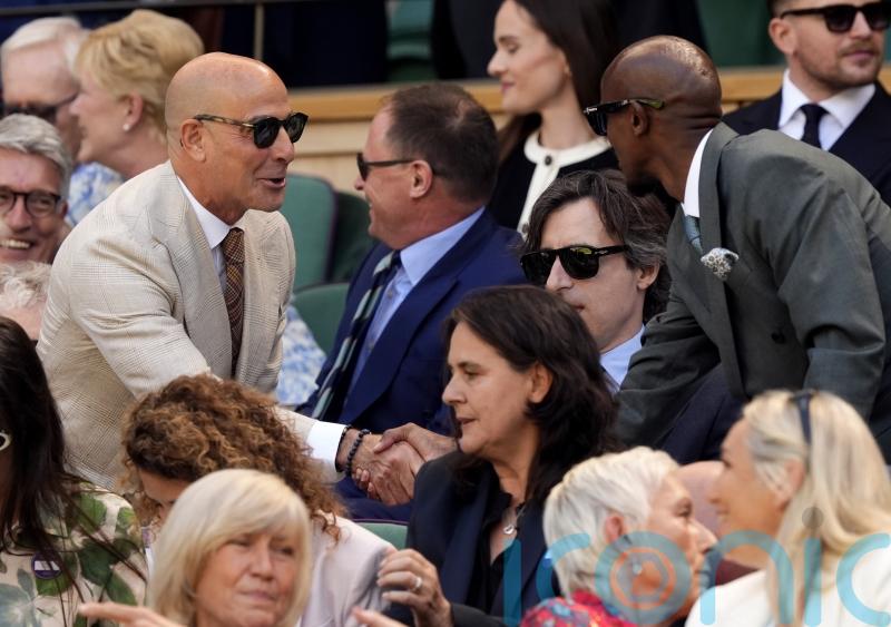Sir Mo Farah and Stanley Tucci among the stars spotted in Wimbledon’s Royal Box