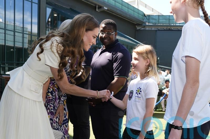 Girl, 8, tells Kate not to be ‘nervous’ for Wimbledon trophy presentation