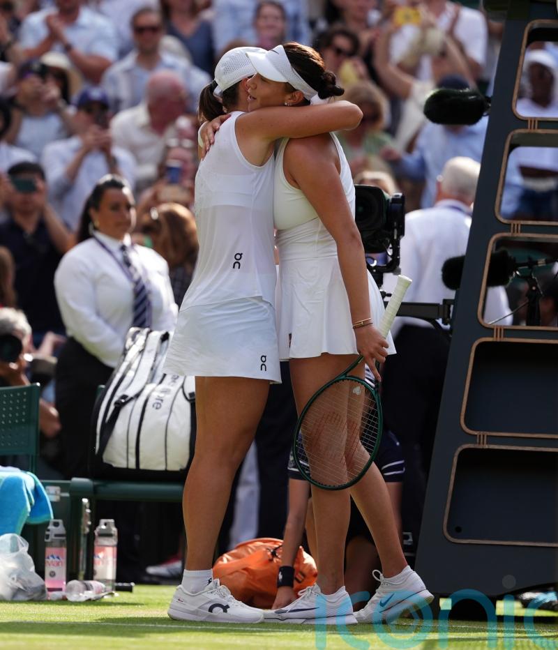 Iga Swiatek could sense Amanda Anisimova’s tension in one-sided Wimbledon final