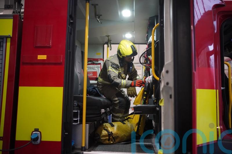 Residents evacuated from homes as 125 firefighters battle wildfire