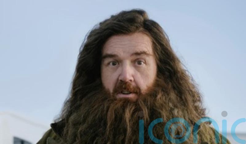 First image of Nick Frost as Hagrid in Harry Potter TV series released