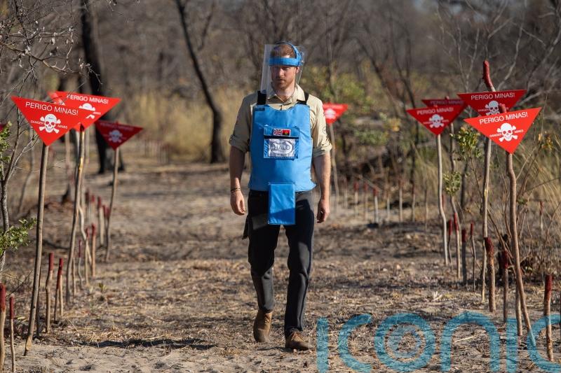 Harry echoes Diana’s legacy in visit to Angolan minefield