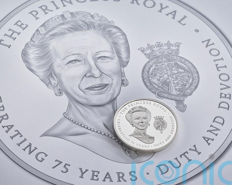 First Royal Mint coin to celebrate Anne goes on sale for her 75th birthday