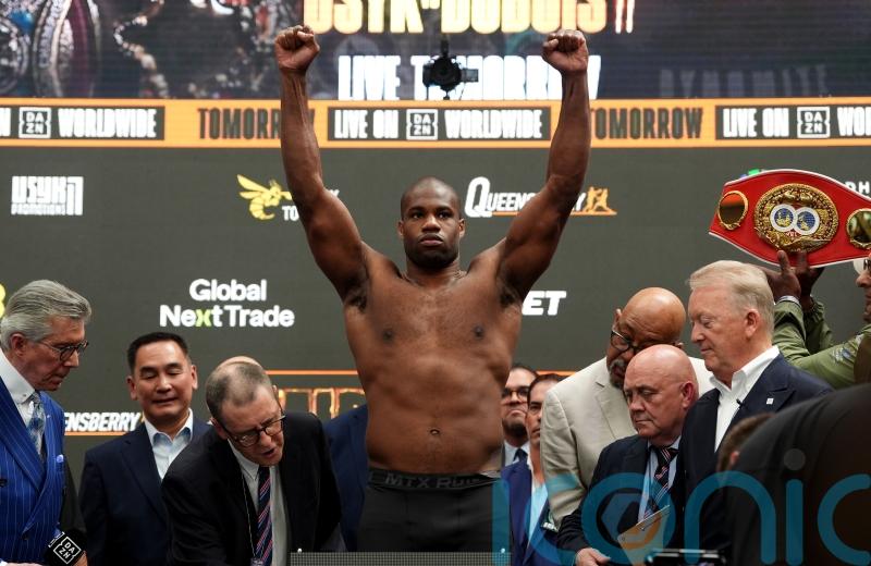 Daniel Dubois believes beating Oleksandr Usyk would put him among greats