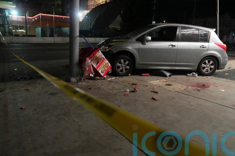 Dozens injured after car rams into crowd outside Los Angeles nightclub