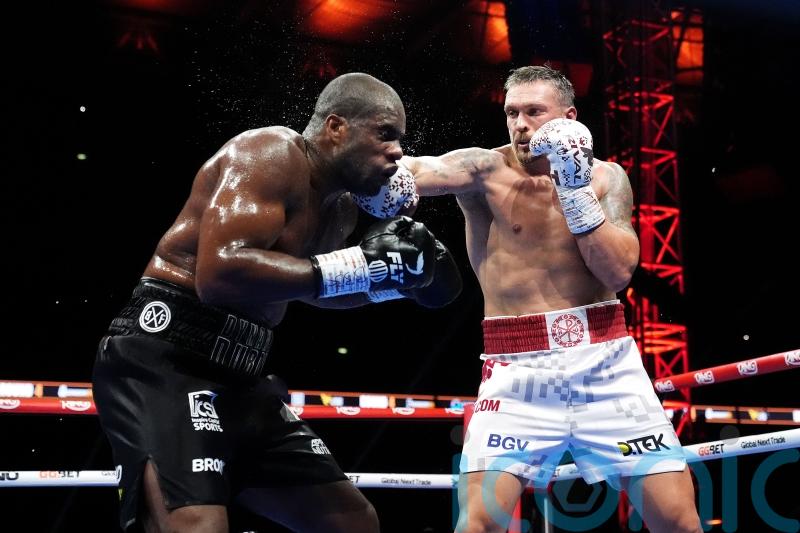 Oleksandr Usyk proves too strong again for Daniel Dubois at Wembley