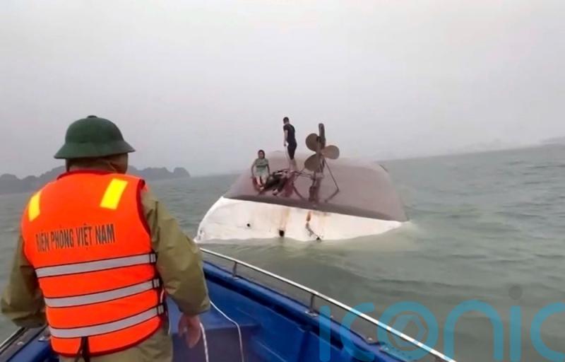Five remain missing after tourist boat capsizes in Vietnam
