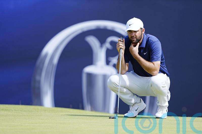 Open leader Scottie Scheffler starts with birdie to dampen hopes of chasing pack
