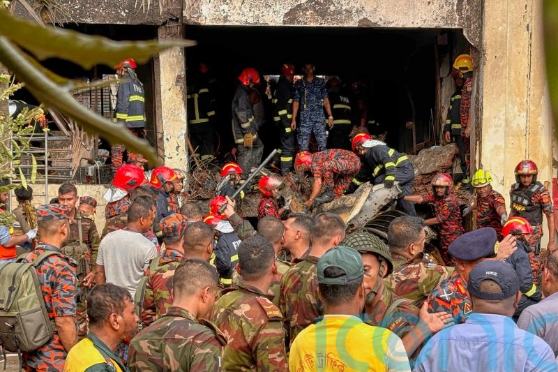Death toll rises to 16 after Bangladesh Air Force jet crashes into Dhaka school