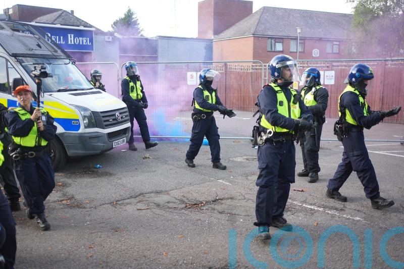 Farage claim that police drove protesters to demo is not true – senior officer