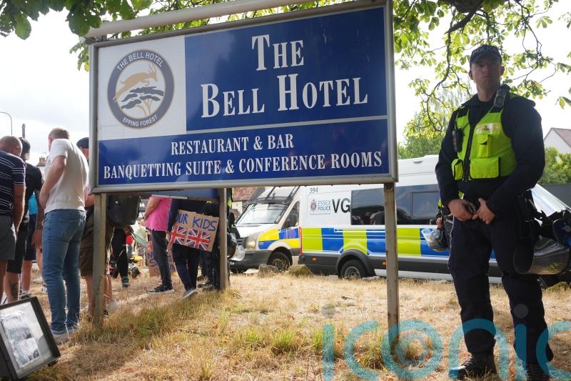 Police impose restrictions ahead of fresh protests outside migrant hotel