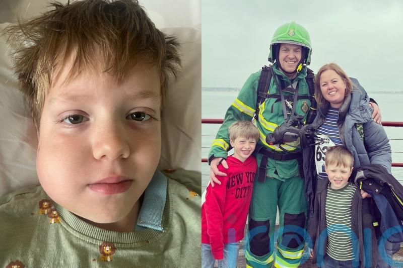 ‘Listen to your child’ – Dad’s warning after young son’s wobbly tooth and swollen jaw leads to cancer diagnosis