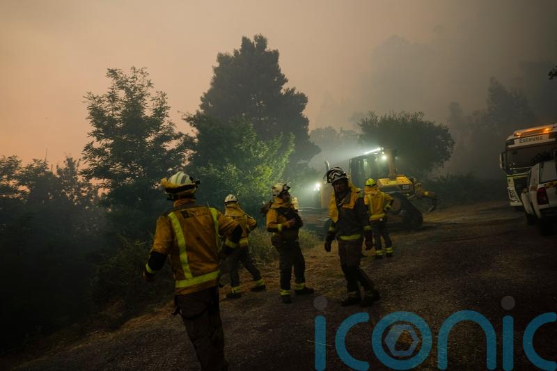 Spain and Portugal battle wave of wildfires as temperatures expected to rise