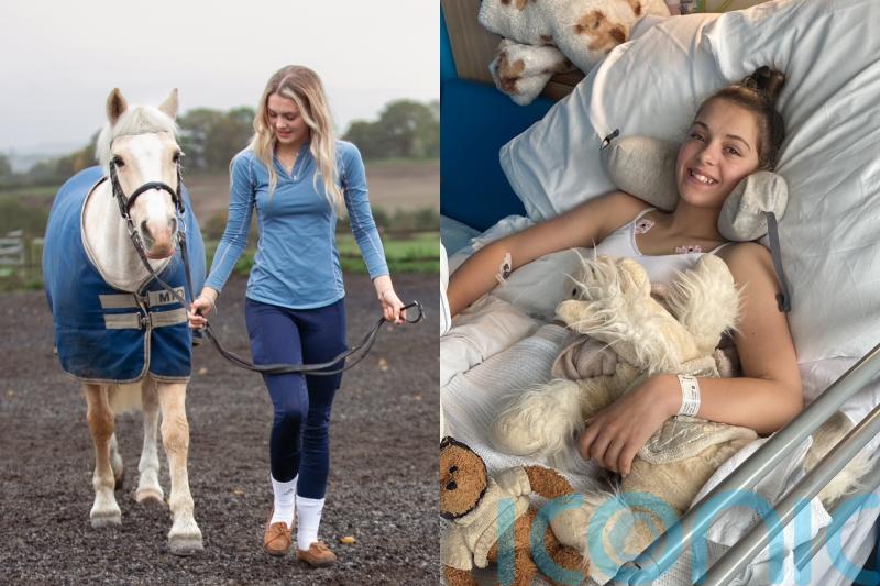 Avid horse rider who had stroke at 13 and was left partially paralysed credits beloved horse for helping her move again