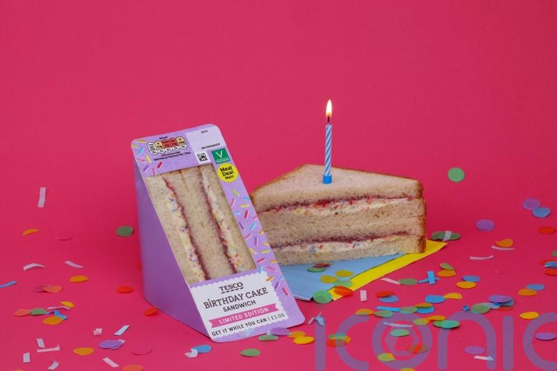 Tesco launches birthday cake sandwich complete with sprinkles and frosting