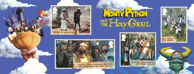 Tis but a stamp: Royal Mail set celebrates Monty Python favourite scenes