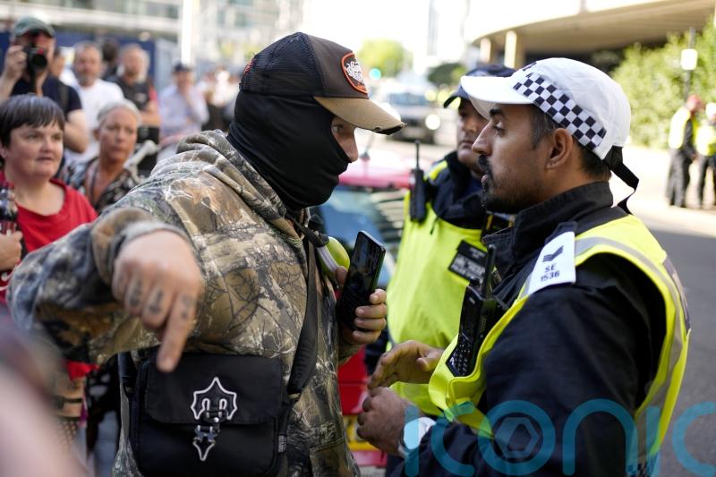 Arrests made as protests take place outside asylum hotels across UK