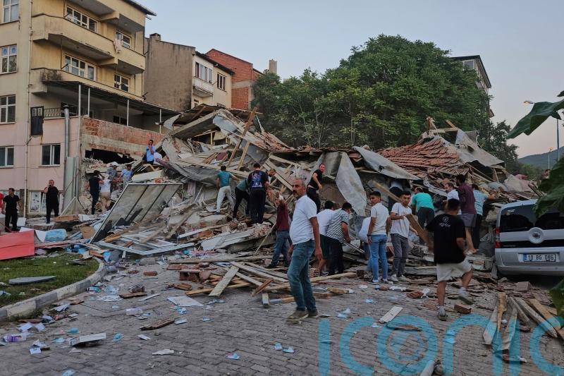 6.1 magnitude earthquake leaves one person dead and dozens hurt