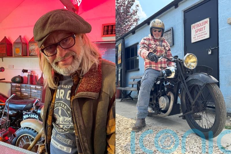 TV presenter Henry Cole on his &lsquo;shed spread&rsquo; which includes motorcycles, tractors, petrol pumps and a half-built helicopter