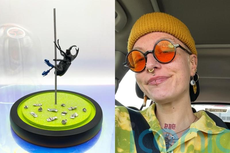 Insect taxidermist who showcases bugs watching pornography and dancing on stripper poles urges others to ‘be different’