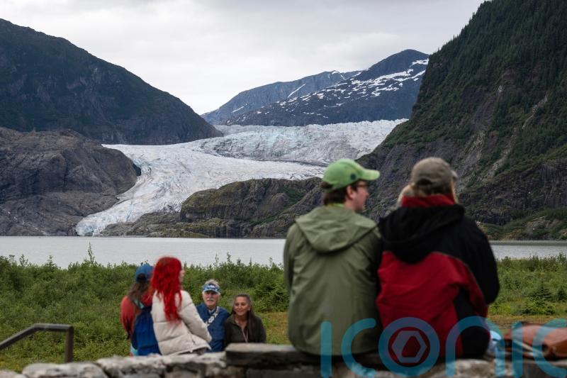 Homeowners warned of flood risk as lake starts to break through ice dam