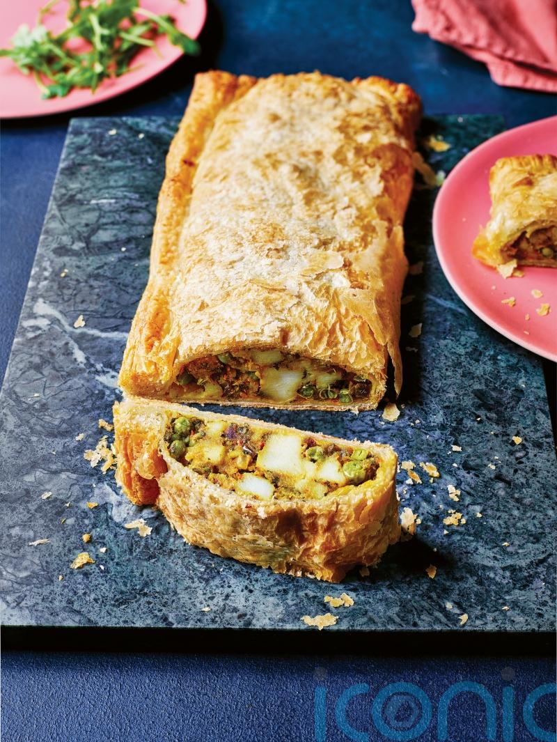 Sabrina Ghayour’s spicy potato Wellington recipe